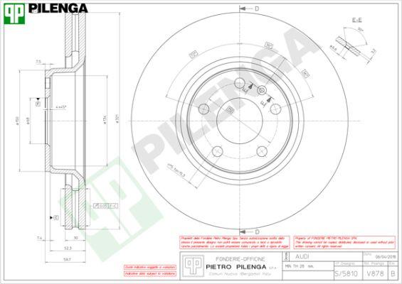 Pilenga V878 - Discofreno autozon.pro