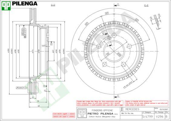 Pilenga V296 - Discofreno autozon.pro