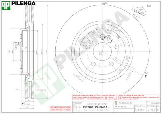 Pilenga V293 - Discofreno autozon.pro