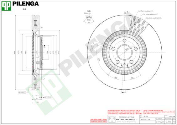 Pilenga V216 - Discofreno autozon.pro