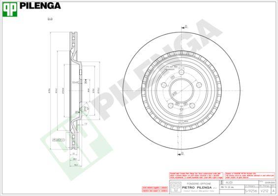 Pilenga V212 - Discofreno autozon.pro