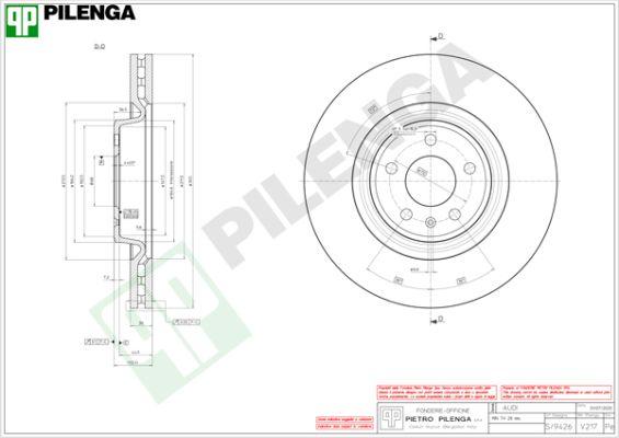 Pilenga V217 - Discofreno autozon.pro