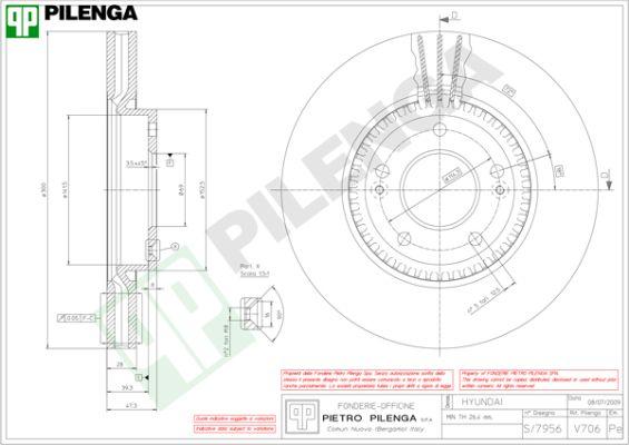 Pilenga V706 - Discofreno autozon.pro