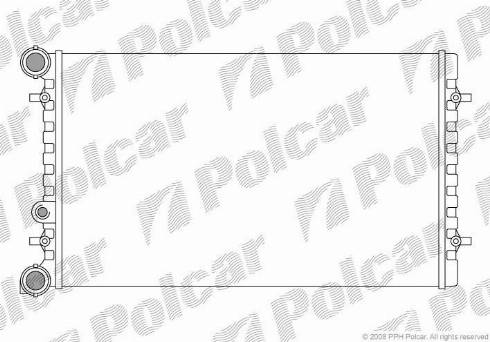 Polcar 9541082X - Radiatore, Raffreddamento motore autozon.pro