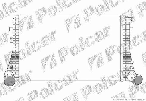 Polcar 9555J8-1 - Intercooler autozon.pro