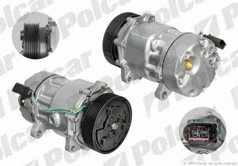 Polcar 9550KS-3 - Compressore, Climatizzatore autozon.pro