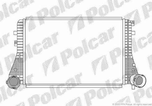 Polcar 9513J81X - Intercooler autozon.pro