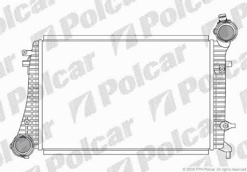 Polcar 9513J83X - Intercooler autozon.pro