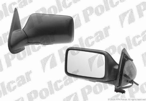 Polcar 9538524E - Vetro specchio, Specchio esterno autozon.pro