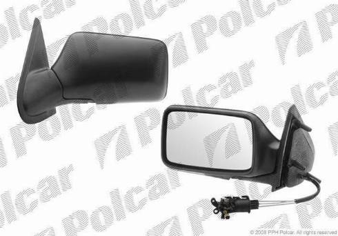 Polcar 9538521E - Vetro specchio, Specchio esterno autozon.pro