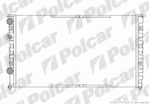 Polcar 952508A1 - Radiatore, Raffreddamento motore autozon.pro