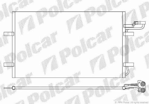 Polcar 9042K82X - Condensatore, Climatizzatore autozon.pro