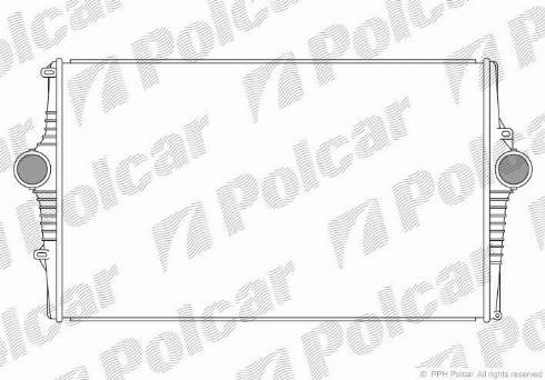 Polcar 9080J8-1 - Intercooler autozon.pro