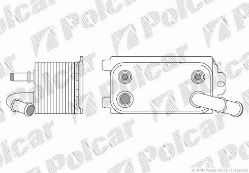 Polcar 9071L8-1 - Radiatore olio, Cambio automatico autozon.pro