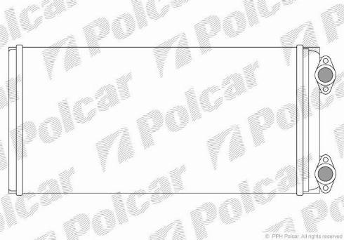 Polcar 4405N8-1 - Scambiatore calore, Riscaldamento abitacolo autozon.pro