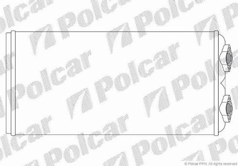 Polcar 4403N8-1 - Scambiatore calore, Riscaldamento abitacolo autozon.pro