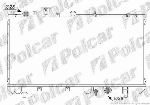 Polcar 4509083K - Radiatore, Raffreddamento motore autozon.pro