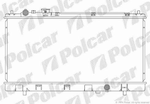 Polcar 450908-3 - Radiatore, Raffreddamento motore autozon.pro