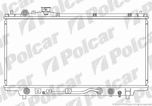 Polcar 4507083K - Radiatore, Raffreddamento motore autozon.pro