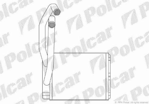 Polcar 4065N81X - Scambiatore calore, Riscaldamento abitacolo autozon.pro