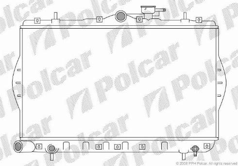 Polcar 4005082X - Radiatore, Raffreddamento motore autozon.pro