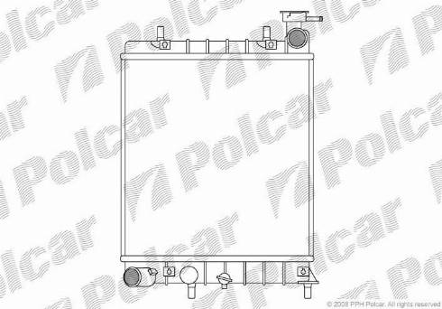 Polcar 4006081X - Radiatore, Raffreddamento motore autozon.pro