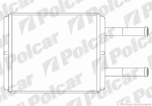 Polcar 4001N81X - Scambiatore calore, Riscaldamento abitacolo autozon.pro