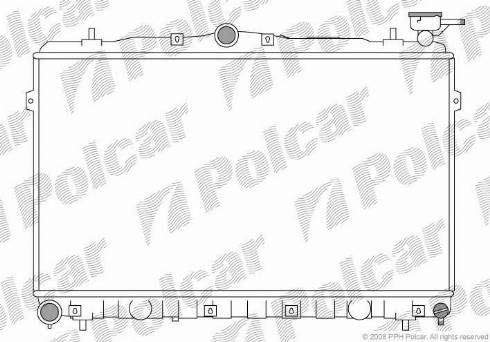 Polcar 4011081X - Radiatore, Raffreddamento motore autozon.pro