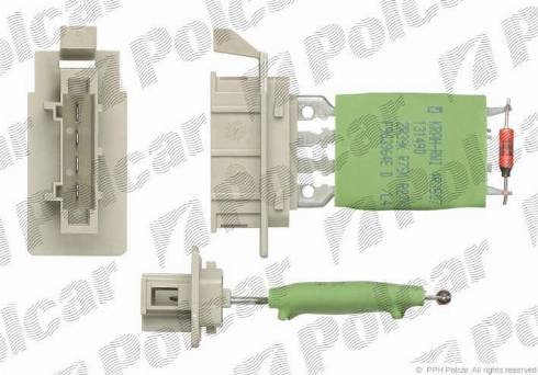 Polcar 4310KST2X - Resistenza, Ventilatore abitacolo autozon.pro