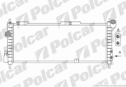 Polcar 5555084X - Radiatore, Raffreddamento motore autozon.pro