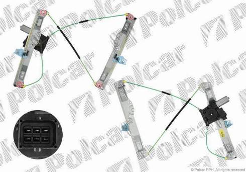 Polcar 5558PSE1 - Alzacristallo autozon.pro