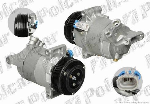 Polcar 5509KS-1 - Compressore, Climatizzatore autozon.pro