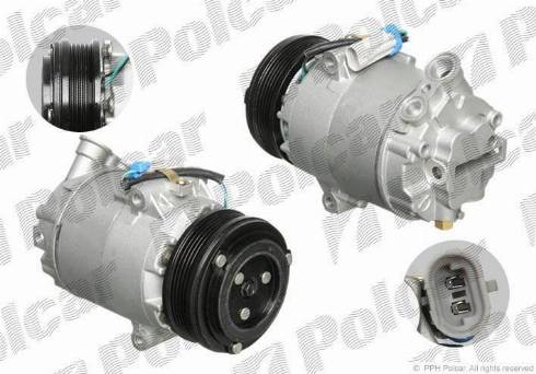 Polcar 5508KS-5 - Compressore, Climatizzatore autozon.pro