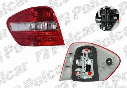 Polcar 5045881E - Luce posteriore autozon.pro