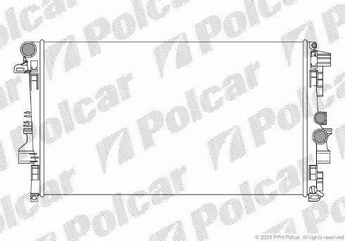 Polcar 5040081X - Radiatore, Raffreddamento motore autozon.pro