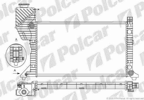 Polcar 5062082X - Radiatore, Raffreddamento motore autozon.pro