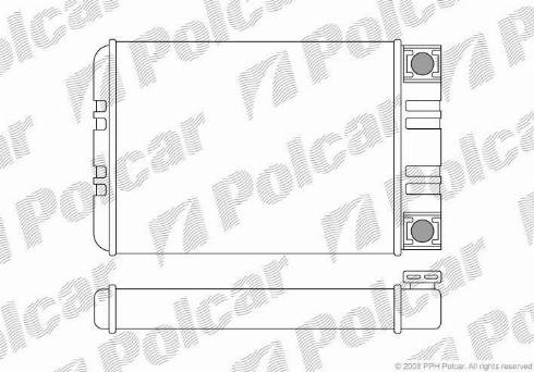 Polcar 5003N81X - Scambiatore calore, Riscaldamento abitacolo autozon.pro