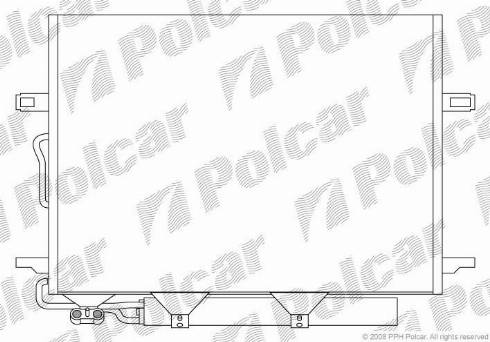 Polcar 5016K81X - Condensatore, Climatizzatore autozon.pro