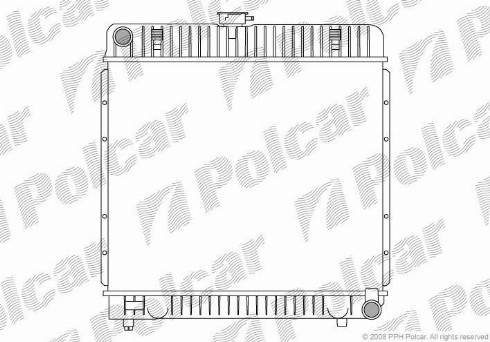 Polcar 5013081X - Radiatore, Raffreddamento motore autozon.pro