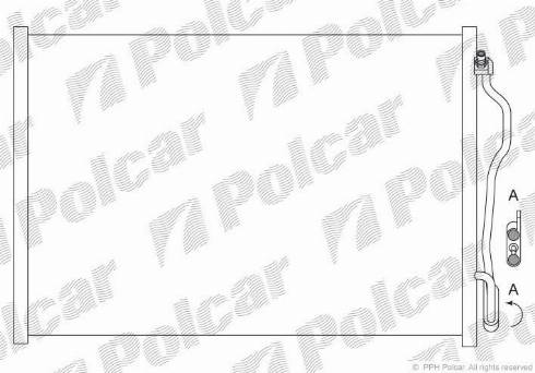 Polcar 5031K8C1 - Condensatore, Climatizzatore autozon.pro