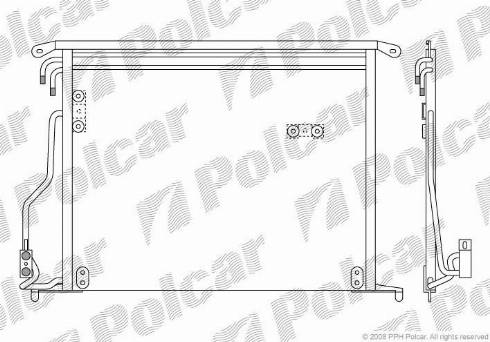 Polcar 5025K81X - Condensatore, Climatizzatore autozon.pro