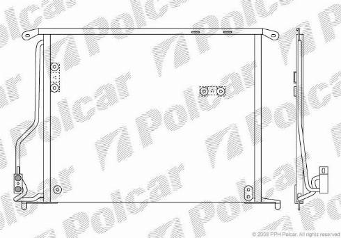 Polcar 5025K8C2 - Condensatore, Climatizzatore autozon.pro