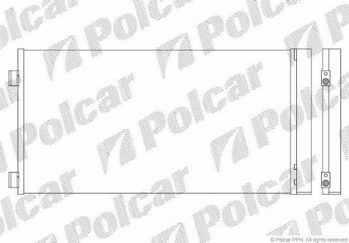 Polcar 5103K8C1 - Condensatore, Climatizzatore autozon.pro