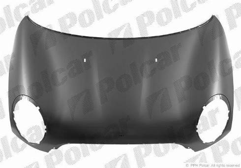 Polcar 510203 - Cofano motore autozon.pro