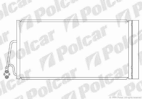 Polcar 5102K8C1 - Condensatore, Climatizzatore autozon.pro