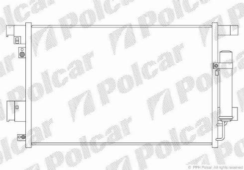 Polcar 5266K81K - Condensatore, Climatizzatore autozon.pro