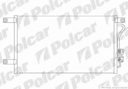 Polcar 5285K8C1 - Condensatore, Climatizzatore autozon.pro