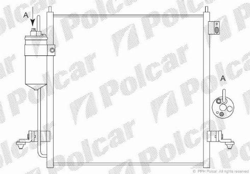 Polcar 5279K81K - Condensatore, Climatizzatore autozon.pro