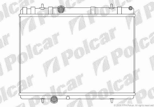 Polcar 5748085X - Radiatore, Raffreddamento motore autozon.pro