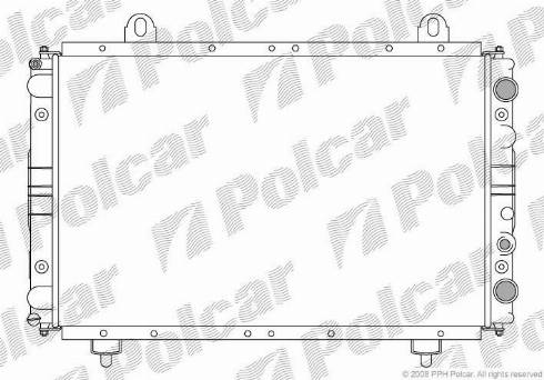 Polcar 5701085X - Radiatore, Raffreddamento motore autozon.pro